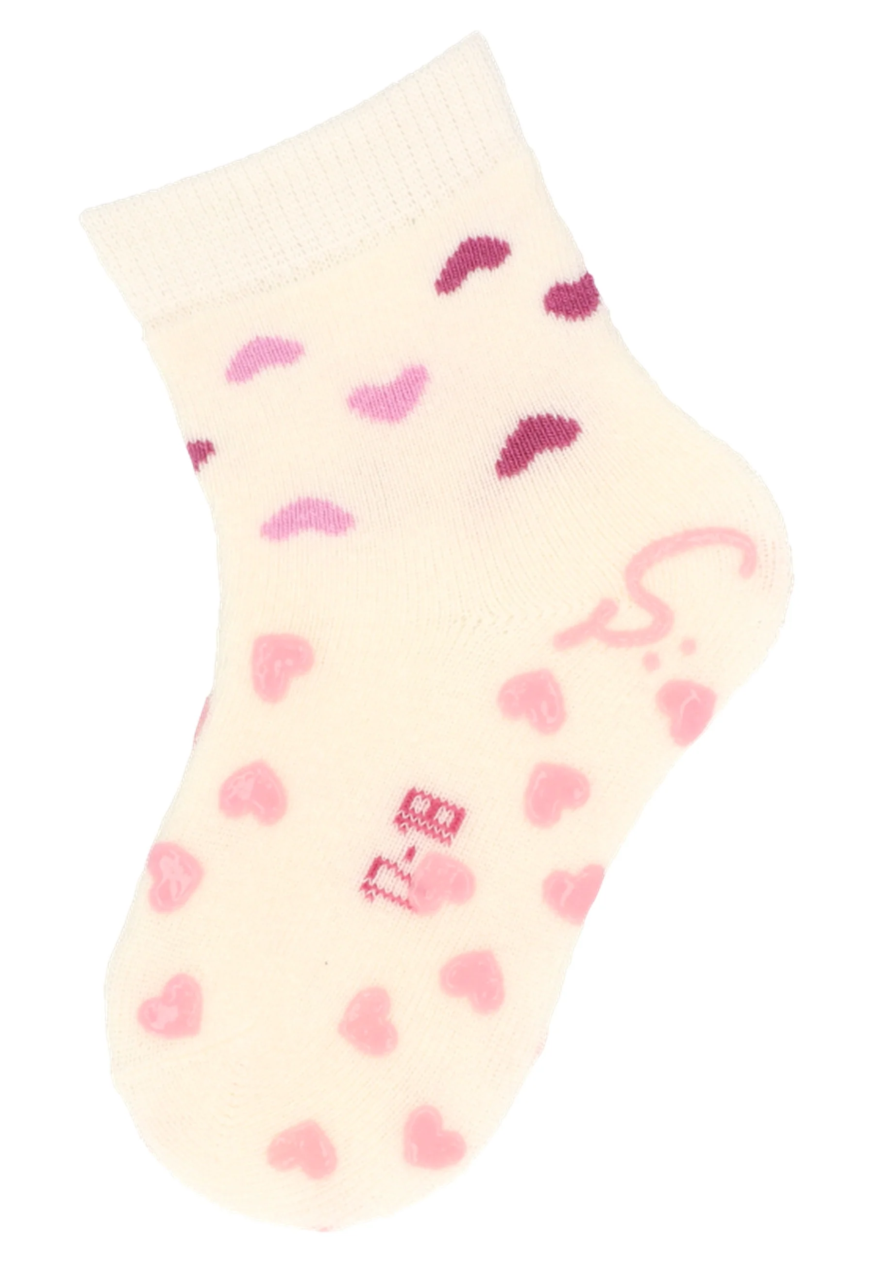 ABS Krabbelsocken im 2er Pack mit Motiv Katze