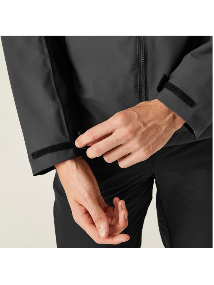 Regatta Bosfield III Regenjacke / Outdoorjacke  in Schwarz günstig kaufen