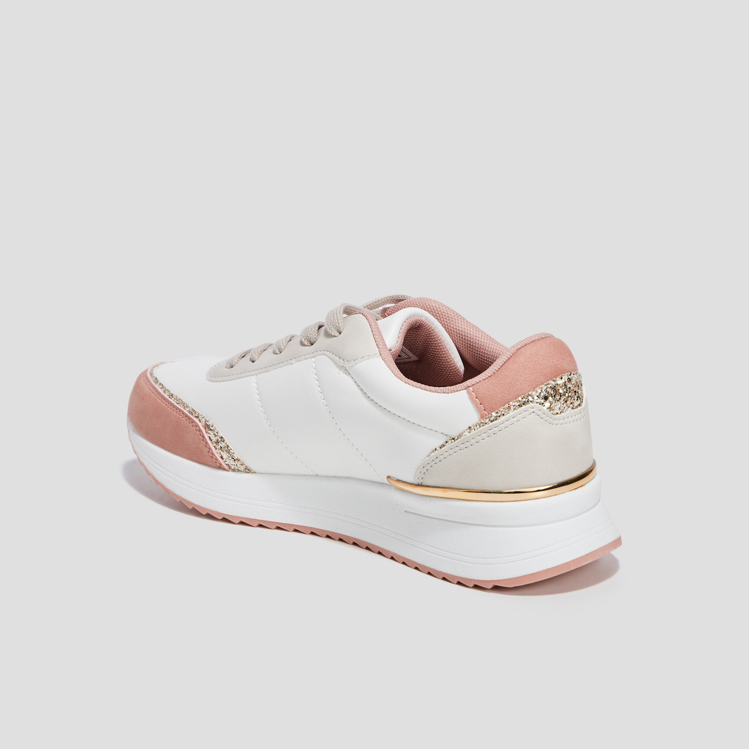 Baskets running Mosquitos rose femme | La Halle