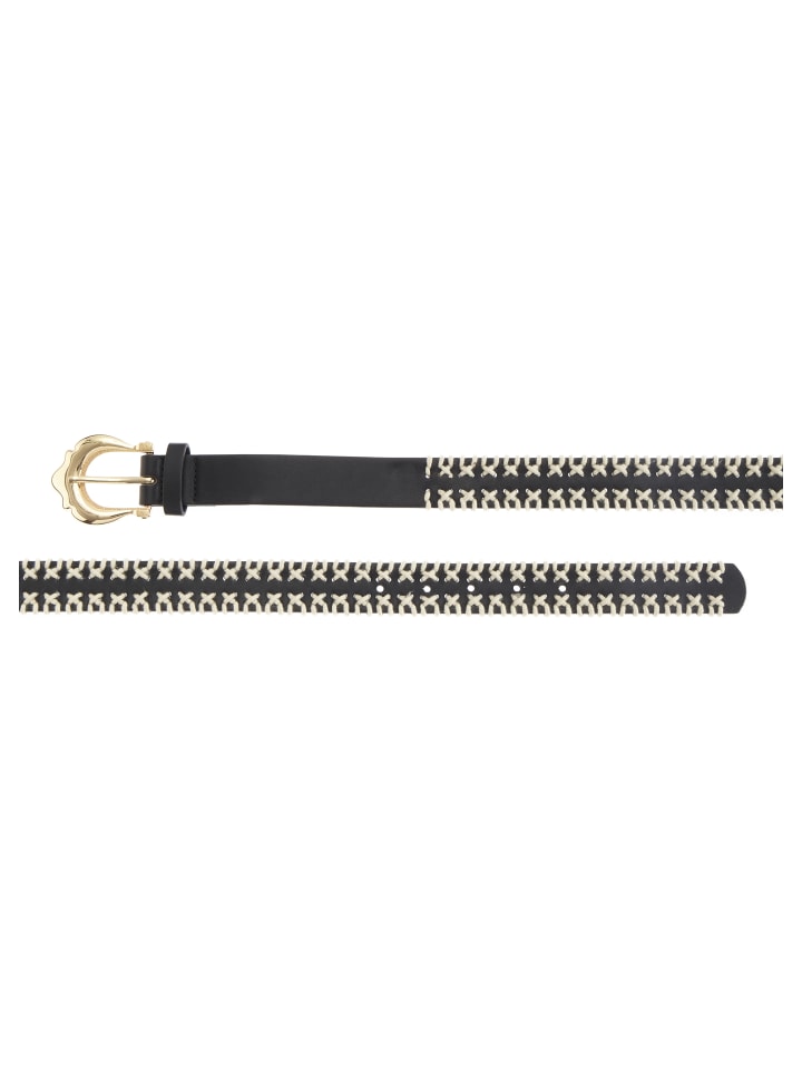 LASCANA Hüftgürtel in schwarz / beige günstig kaufen