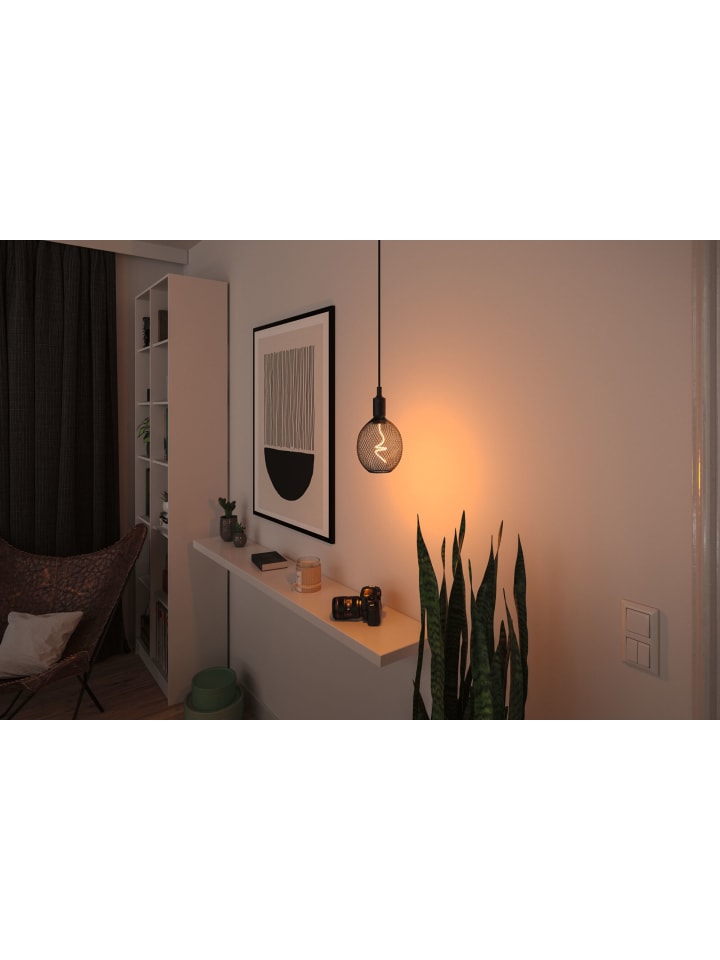 paulmann Metallic Glow Standard 230V LED Globe E27  160lm 4W 1800K dimmbar Schwarz günstig kaufen onesize