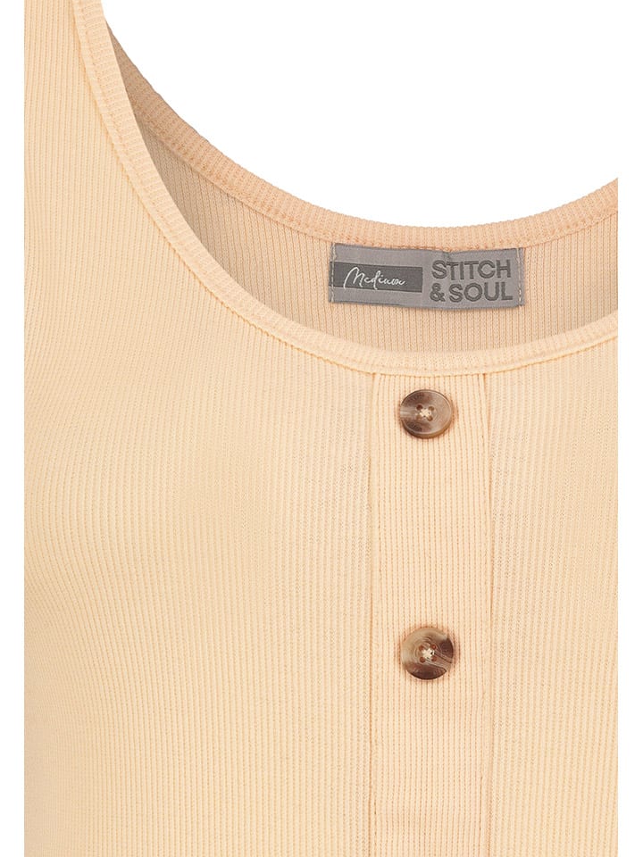 Stitch & Soul Top in Apricot günstig kaufen