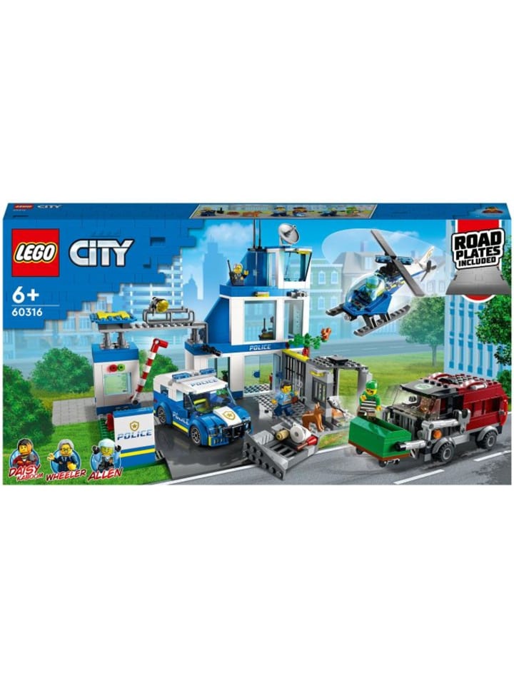 LEGO City Polizeistation in Mehrfarbig ab 6 Jahre günstig kaufen onesize
