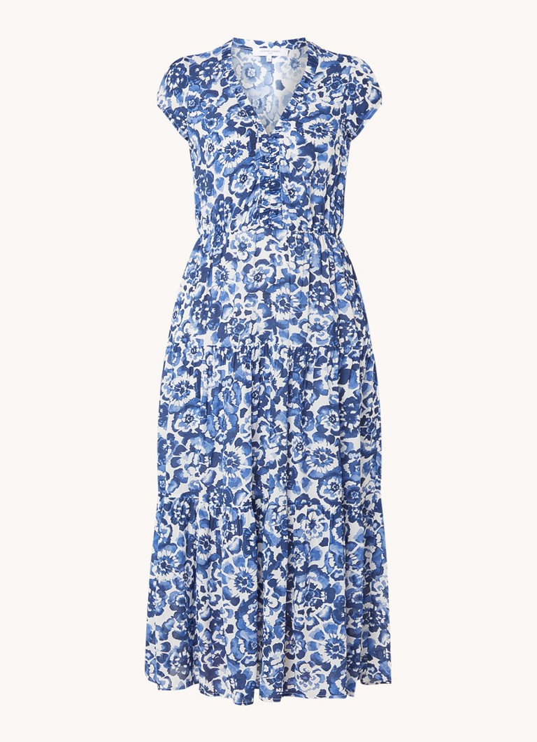 Vestido túnica largo Gerard Darel Euranie con estampado floral