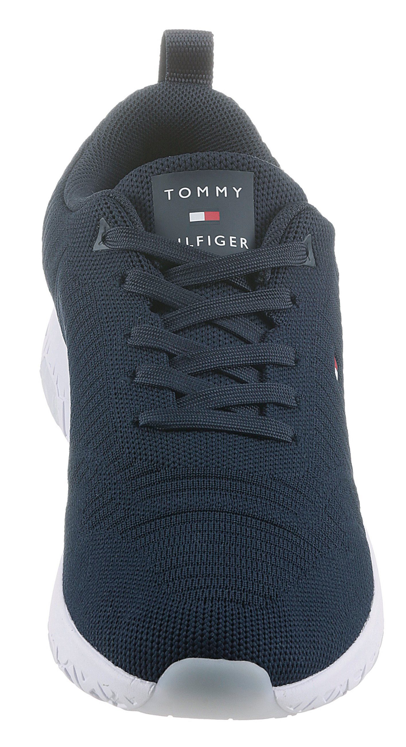 Tommy Hilfiger CORPORATE KNIT RIB RUNNER Sneaker mit seitlicher Logoflagge