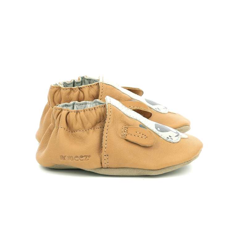 Chaussons cuir tannage vegetal Sweety Dog