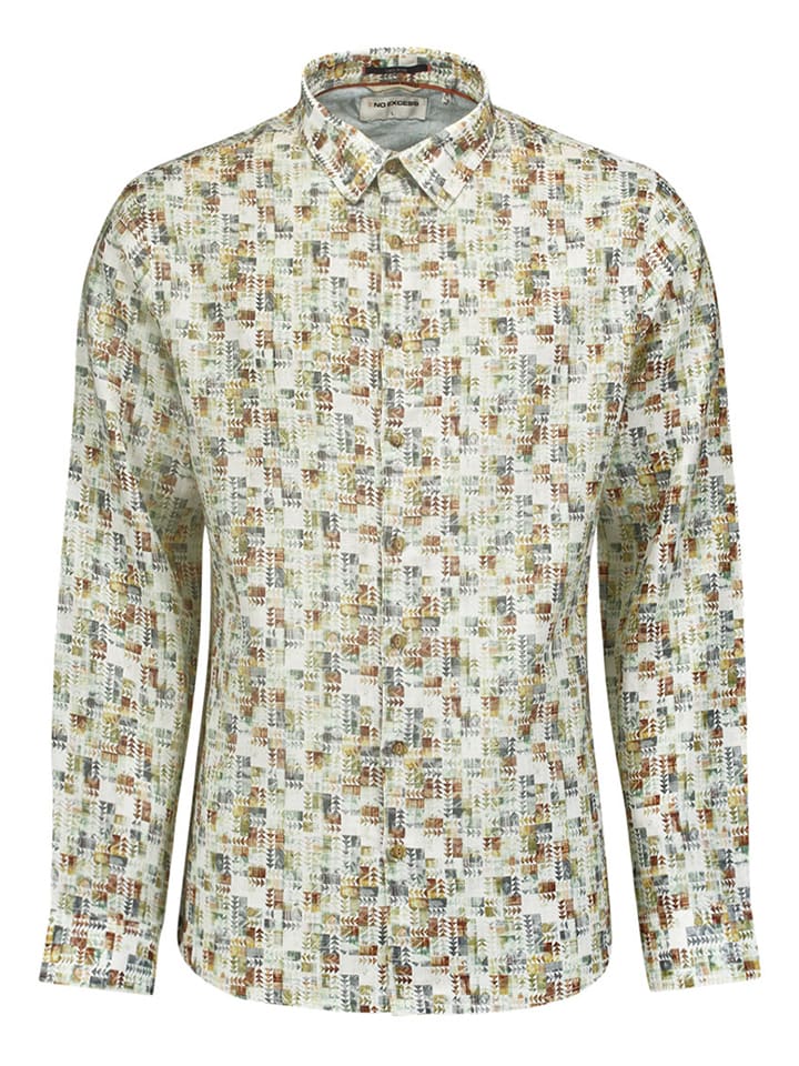 No Excess Hemd in Hellgrün/ Hellblau günstig kaufen