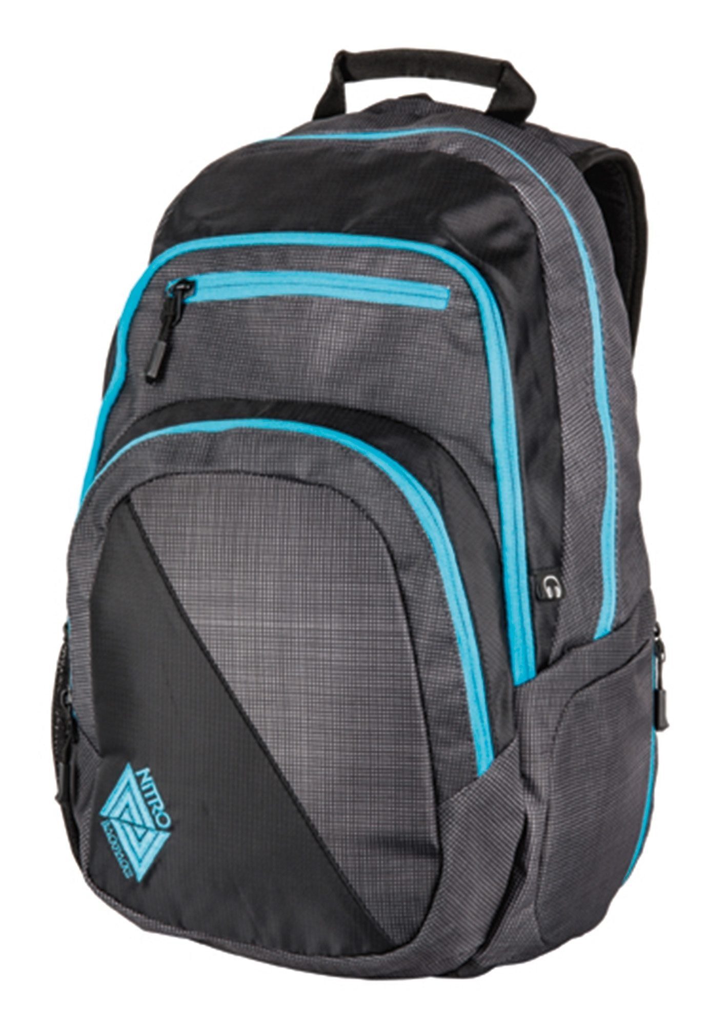 NITRO Schulrucksack Stash 29, Blur Blue Trims