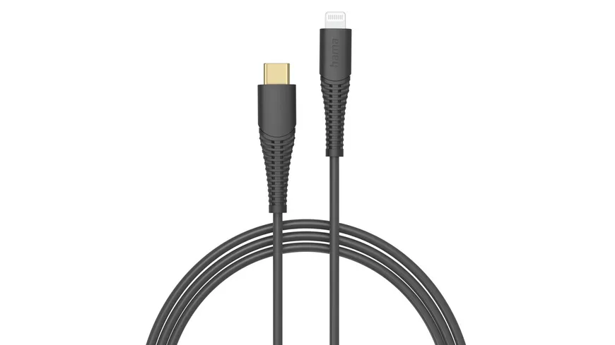 Hama Ladekabel, USB-C - Lightning, 1,5 m, Schwarz