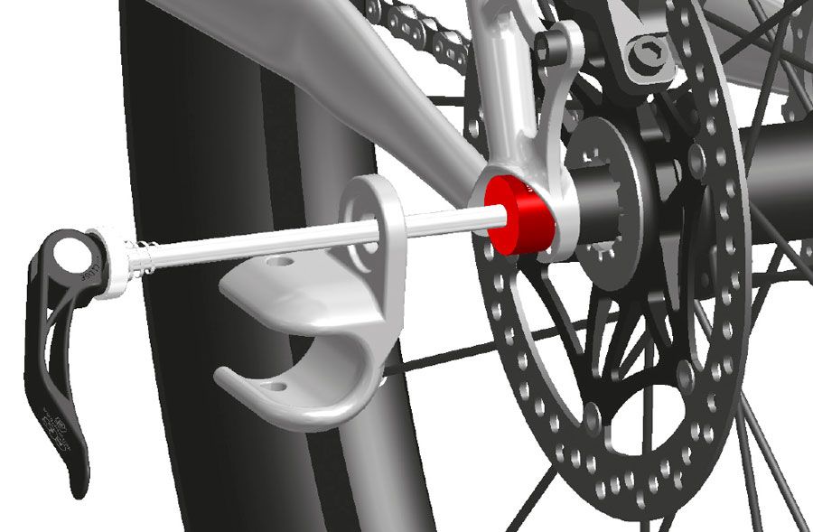 Thule 10mm Spacer Kupplungsadapter Ausfallende kaufen | Bike-Discount