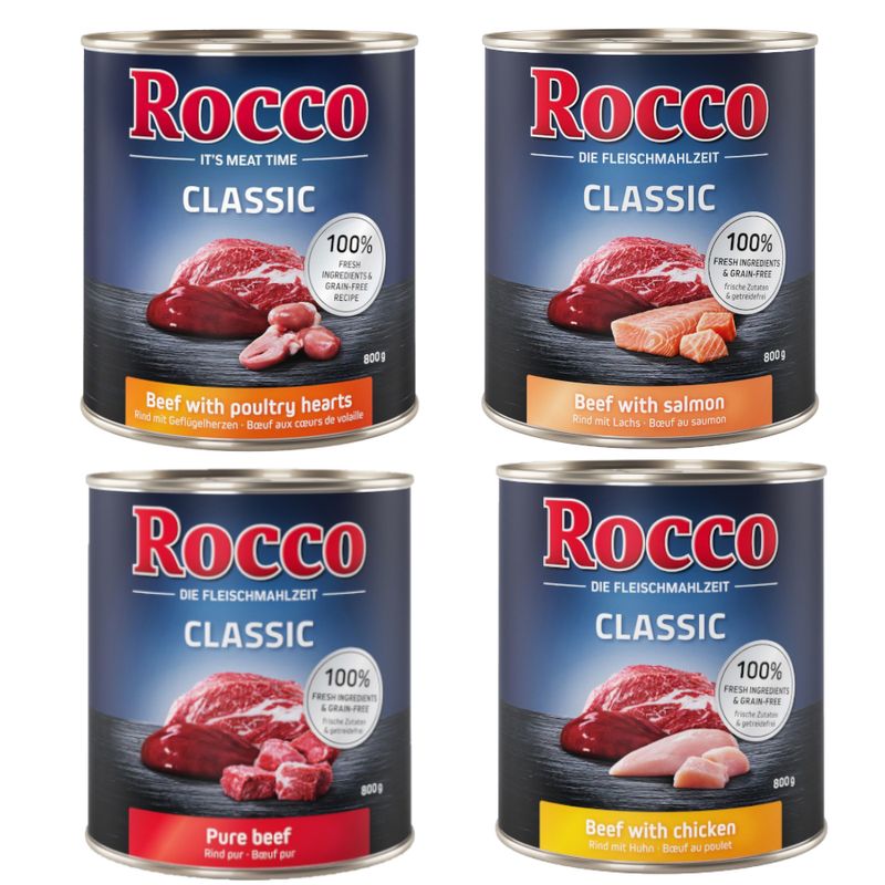 Rocco Classic 24 x 800g - Nassfutter im Sparpaket