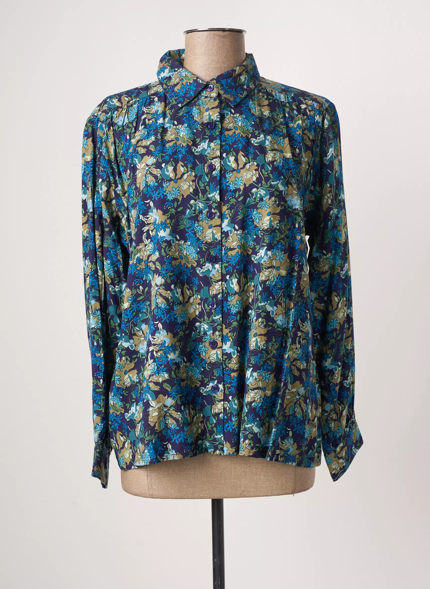 Agathe   Louise Chemisiers Femme couleur bleu