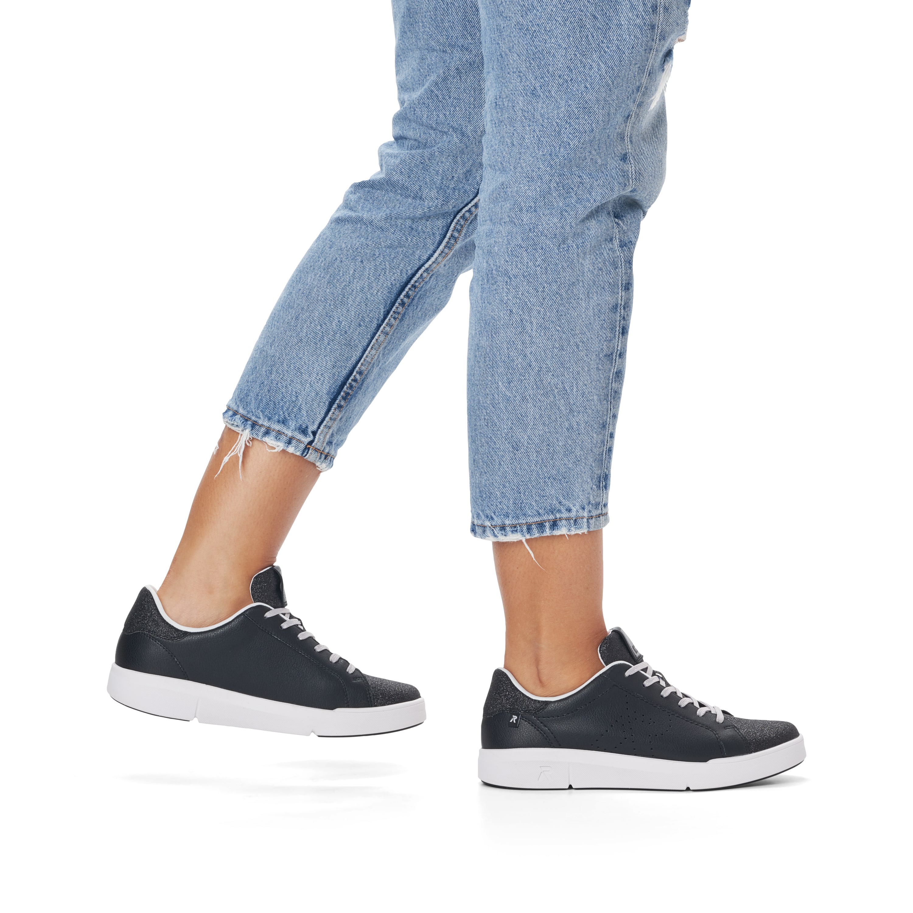 Rieker Damen Sneaker Low noir