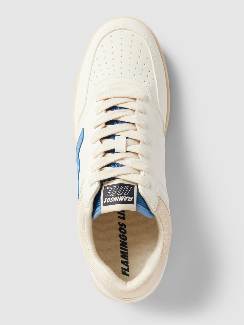 Sneaker mit Label-Details Modell 'Retro 90s' in weiß