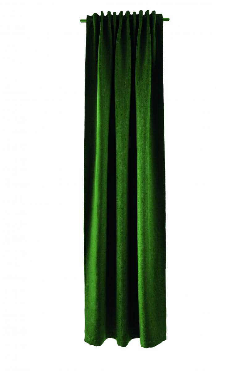 Indes Fuggerhaus Verdunkler Galdin verdeckte Schlaufen Grün 140 x 245 cm
