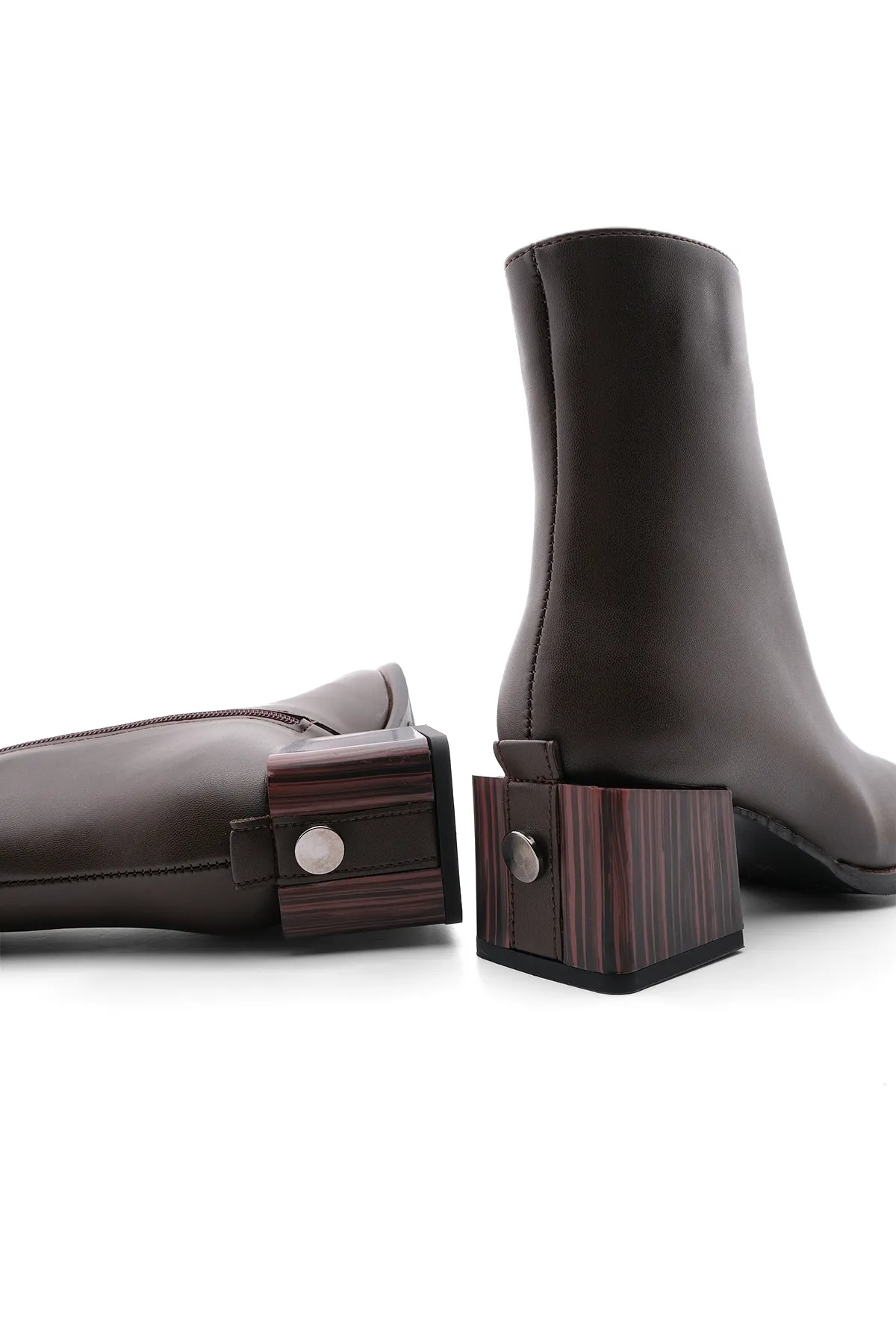 Marjin  Stiefelette - Braun - Blockabsatz