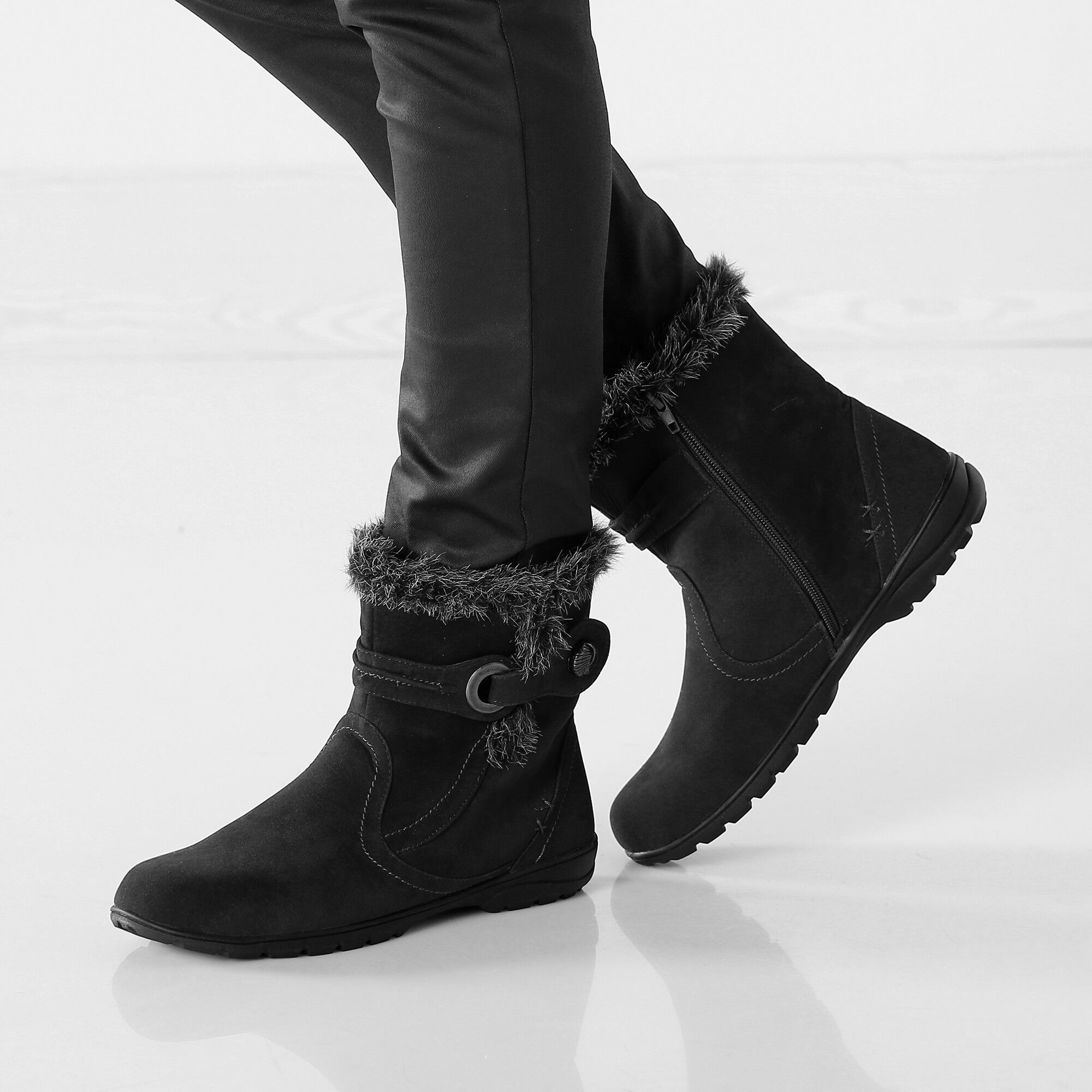 Bottines fourrées