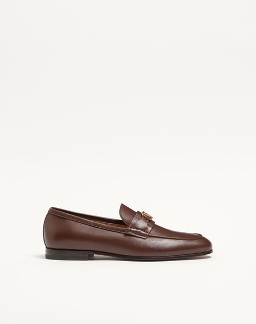 Mocassim exclusivo VLogo em couro napa
