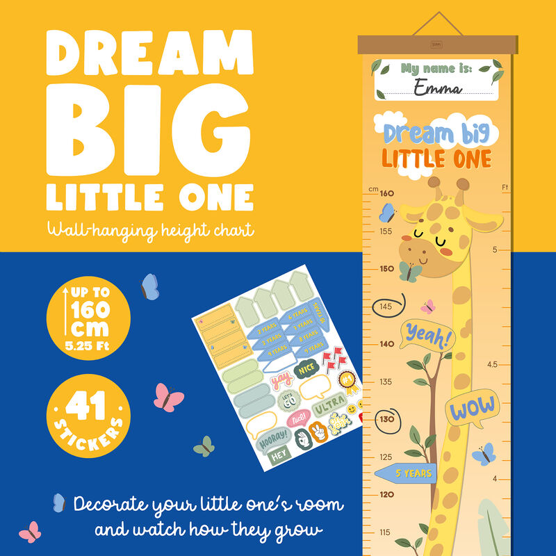Gráfico de crescimento infantil - Sonhe Grande, Pequeno