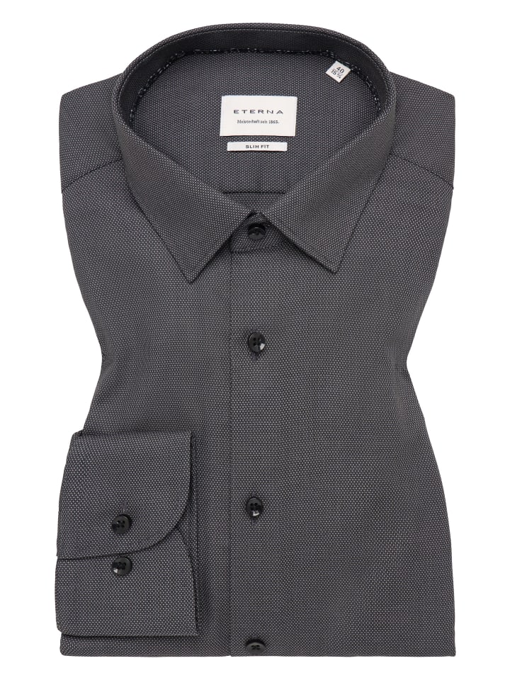 Eterna Hemd SLIM FIT in anthrazit günstig kaufen 40
