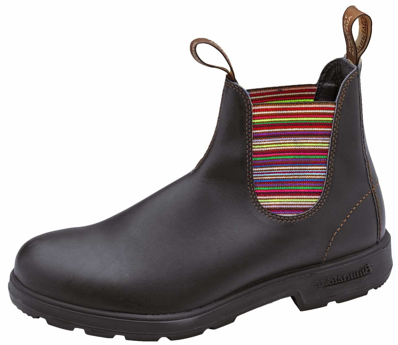 BLUNDSTONE Chelsea Boot braun pu/tpu/stripe