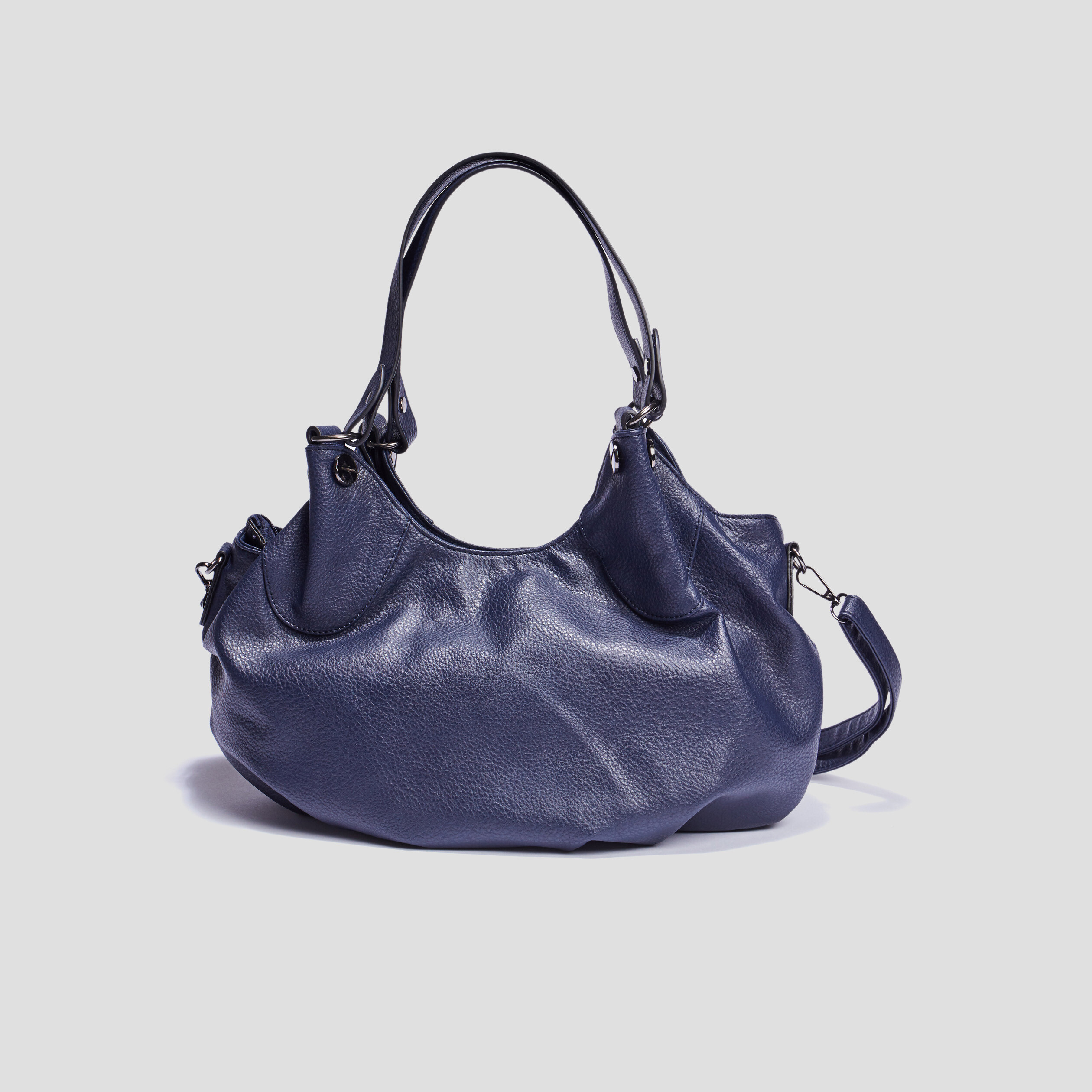 Sac porté-épaule bleu foncé femme | La Halle