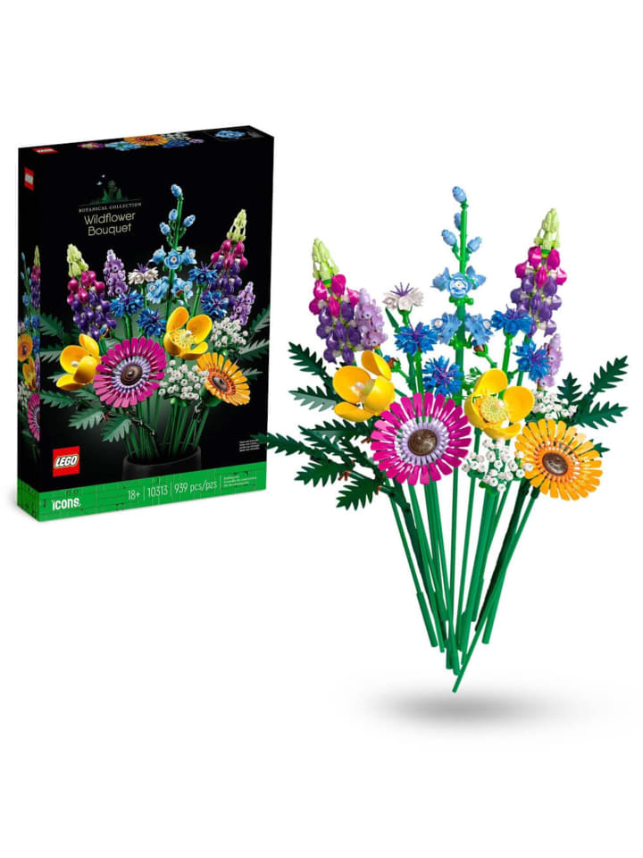 LEGO Icons Wildblumenstrauß in Mehrfarbig ab 18 Jahre günstig kaufen onesize