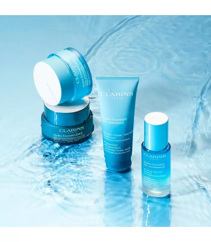 HYDRA-ESSENTIEL MASQUE-CRÈME « ANTI-SOIF » RÉPARATEUR. Masque hydratant repulpant