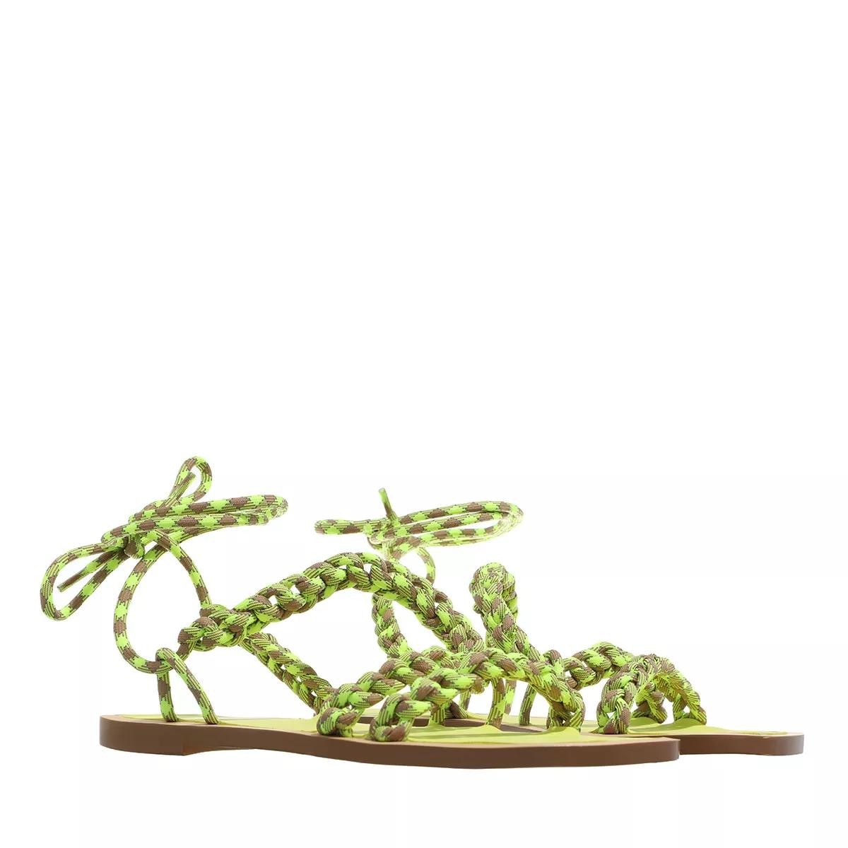 MSGM Riemchen Sandalen gelb Sandale