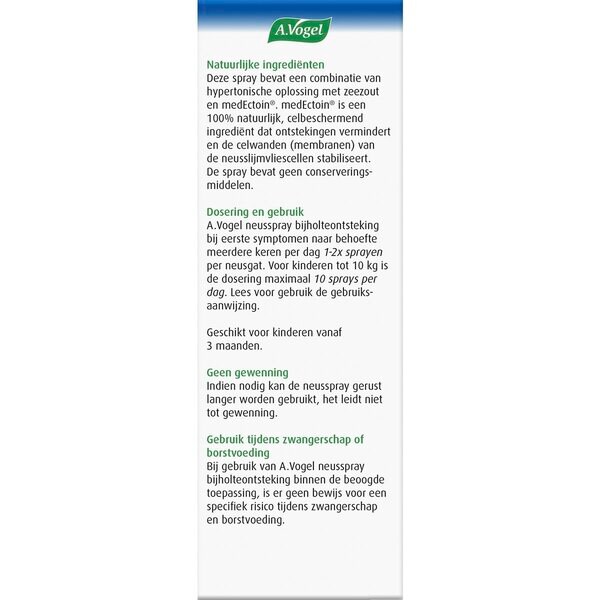 A.Vogel Nasal Spray Sinusitis at First Symptoms Medical device - 20ml