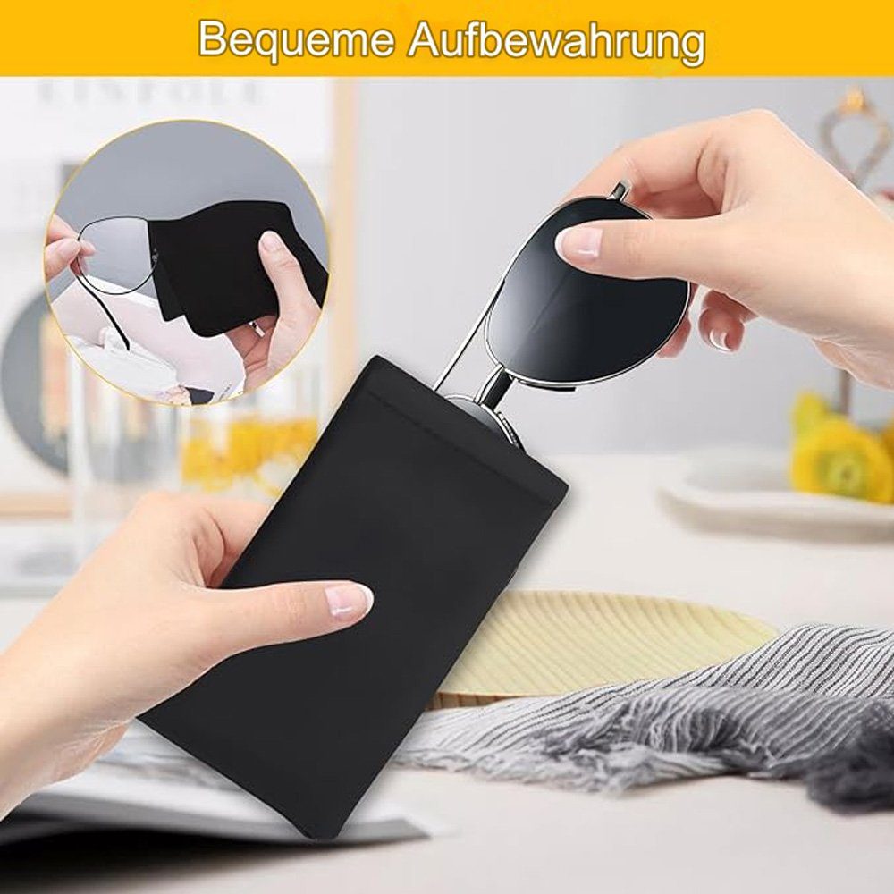 Tian Dee Brillenetui Brillenetui Weich Leder Sonnenbrillen Etui Satz Tragbar Brillen etui