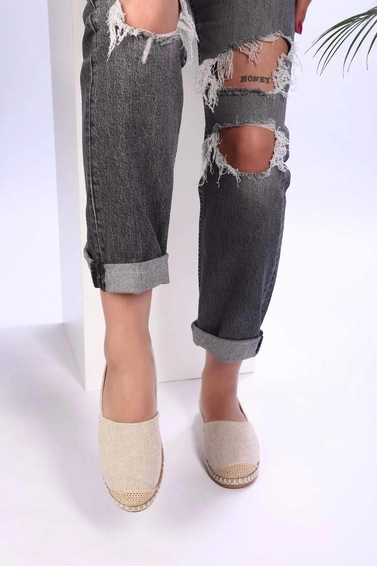 Shoeberry  Lurica Ten Leinen-Espadrille für Damen