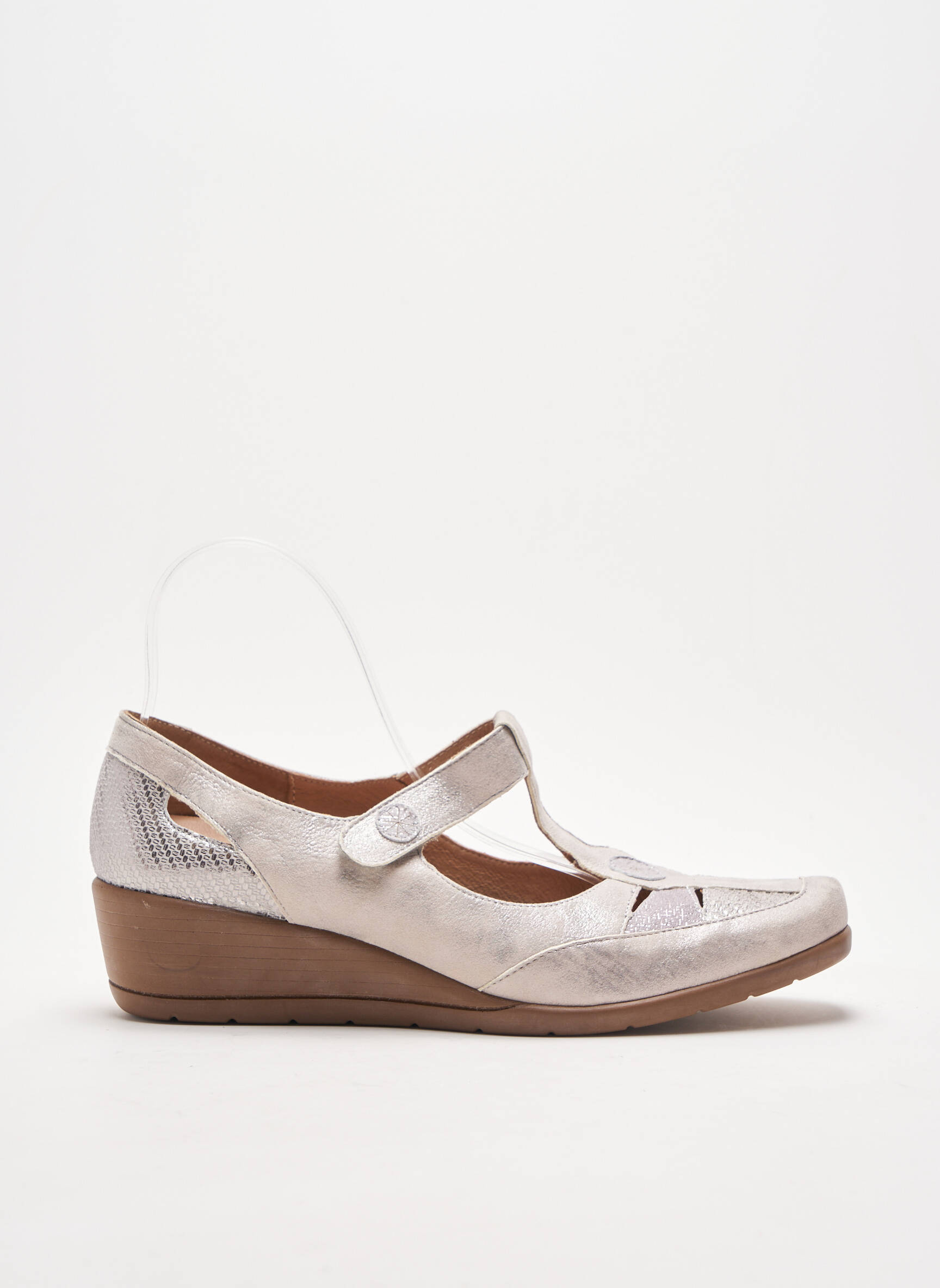 Geo Reino Sandales Nu Pieds Femme couleur gris