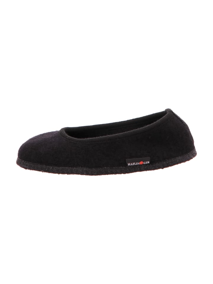 HAFLINGER Hausschuhe in Schwarz günstig kaufen