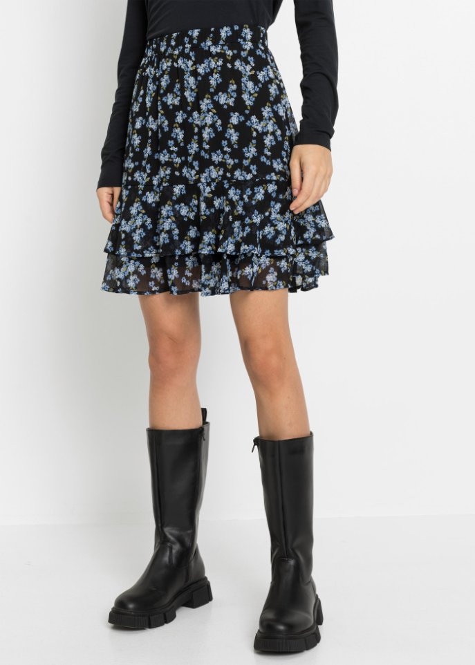 Minirock mit recyceltem Polyester