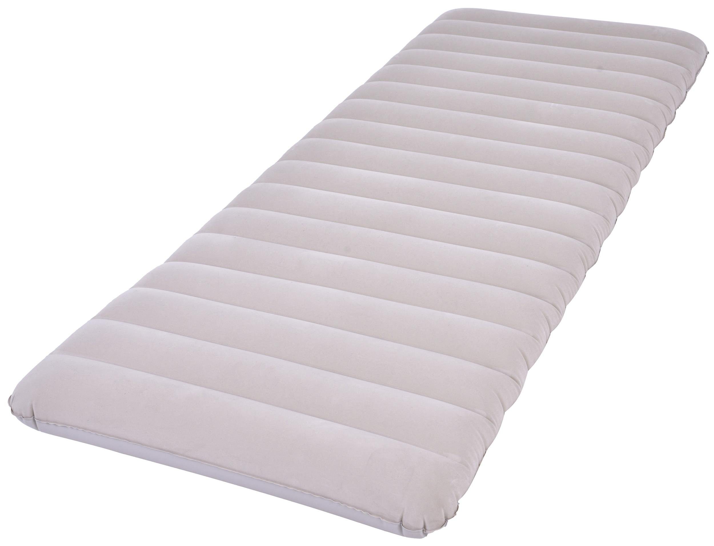 Avenli Luftbett Campingbett aufblasbar 183x71x12 cm, (Luftmatratze für 1 Person), Gästebett mit beflockter Oberfläche