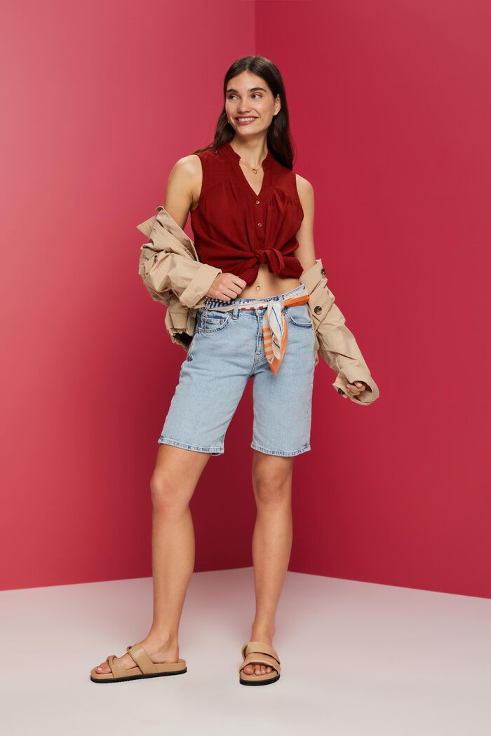 Ärmellose Bluse