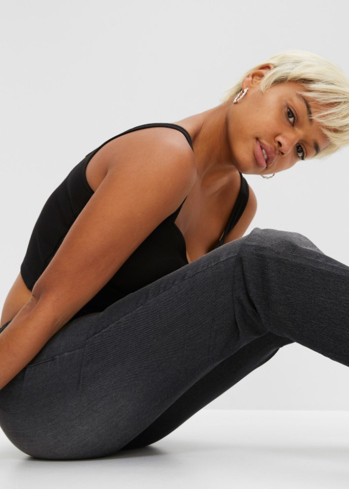Highwaist-Schlagjeans