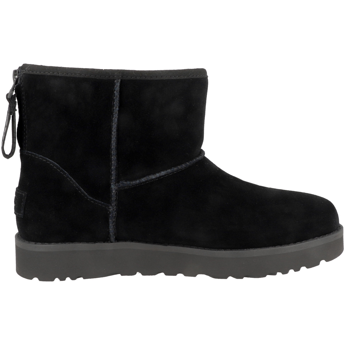 UGG Classic Mini Logo Zip Boots schwarz