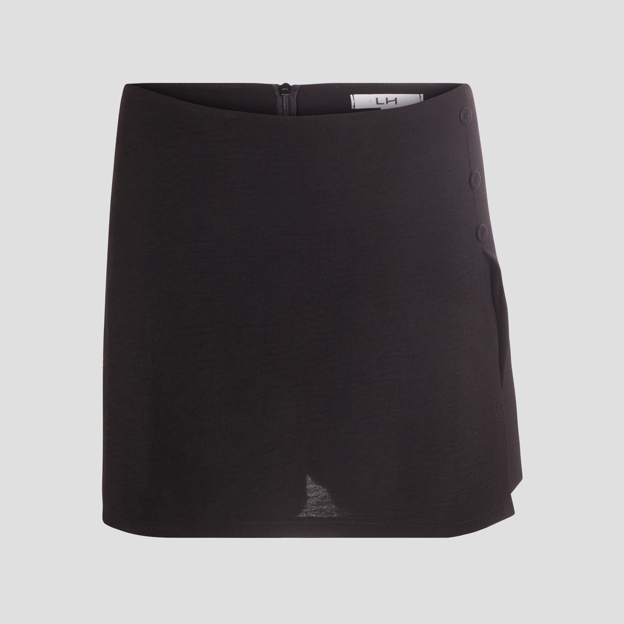 Jupe-short droite noir femme | La Halle