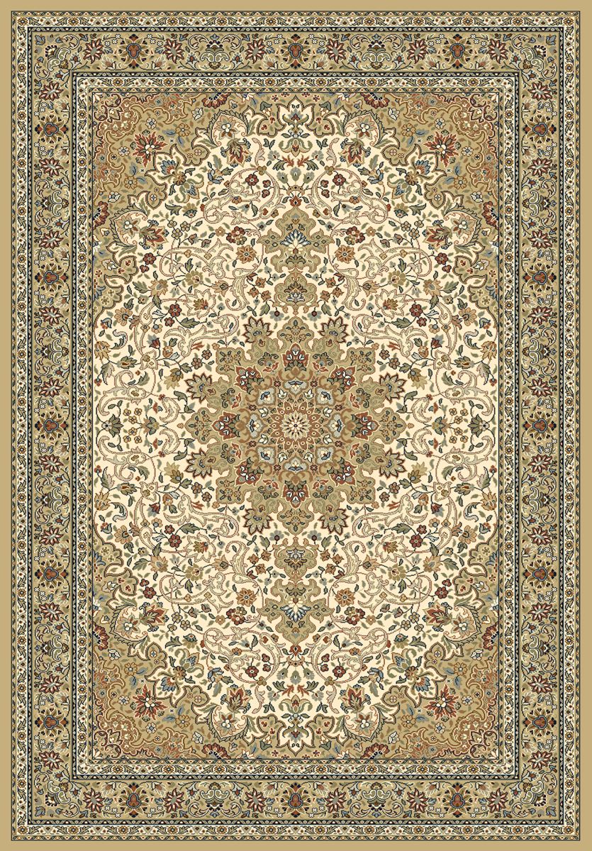 Webteppich Kashmar Medaillon Beige 170 x 230 cm