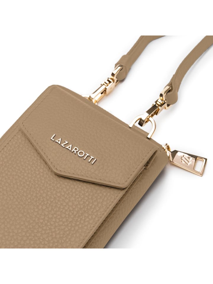 Lazarotti Bologna Leather Handytasche Leder 11 cm in sand günstig kaufen onesize