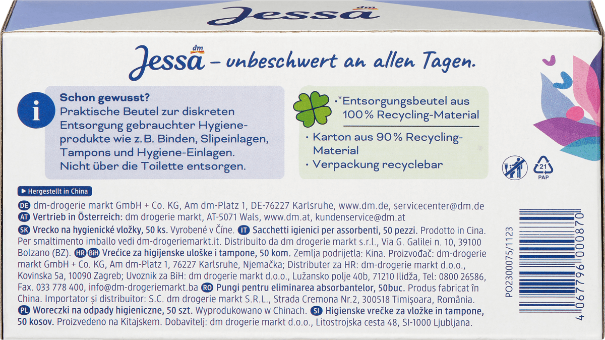 Entsorgungsbeutel, 50 St
