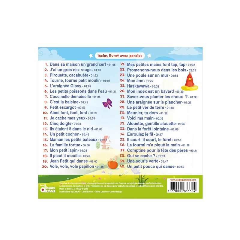 CD et DVD Comptines à gestes
