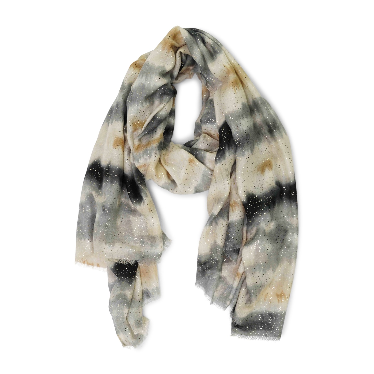 Schal mit Batik-Motiv