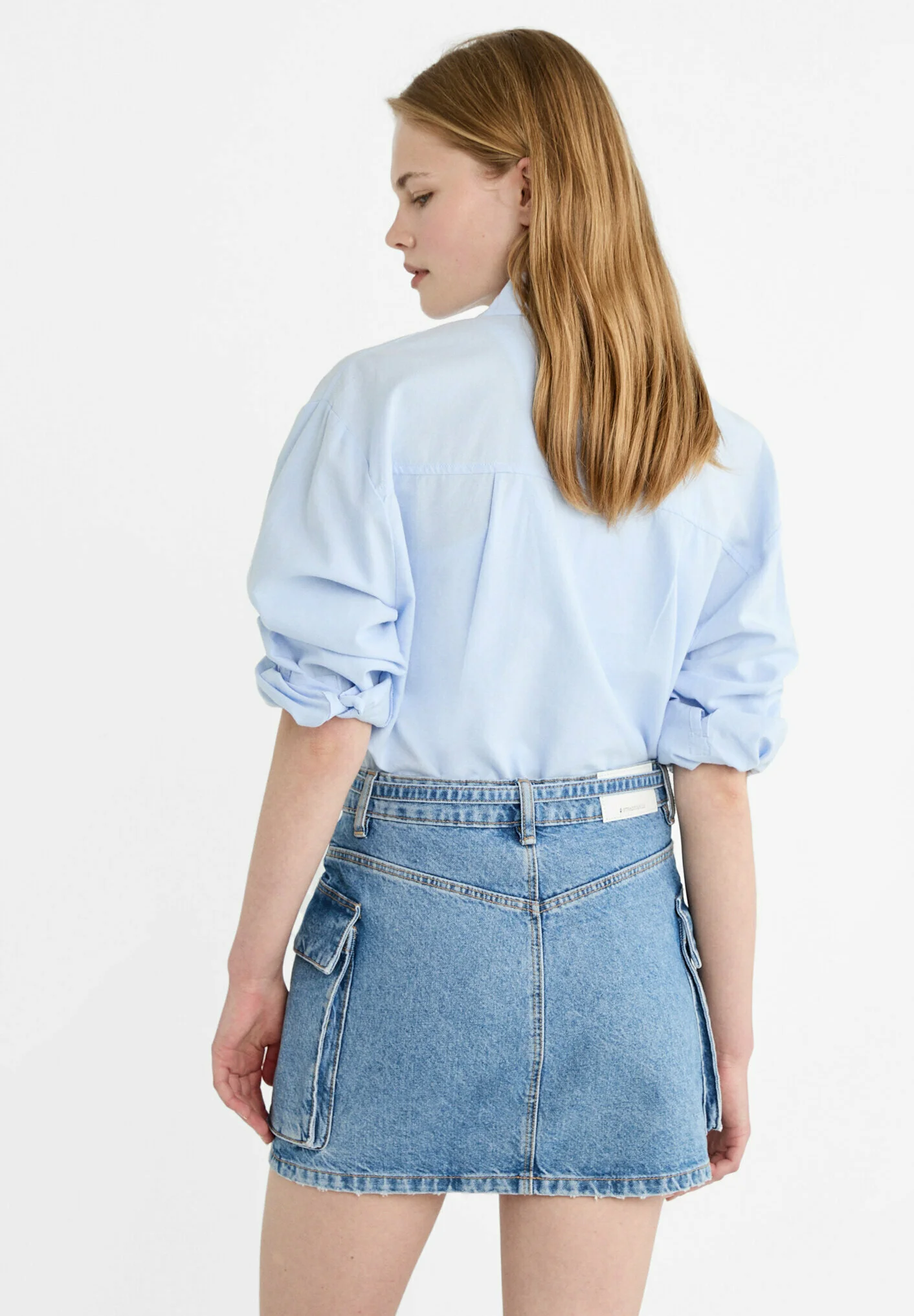 Falda vaquera Stradivarius