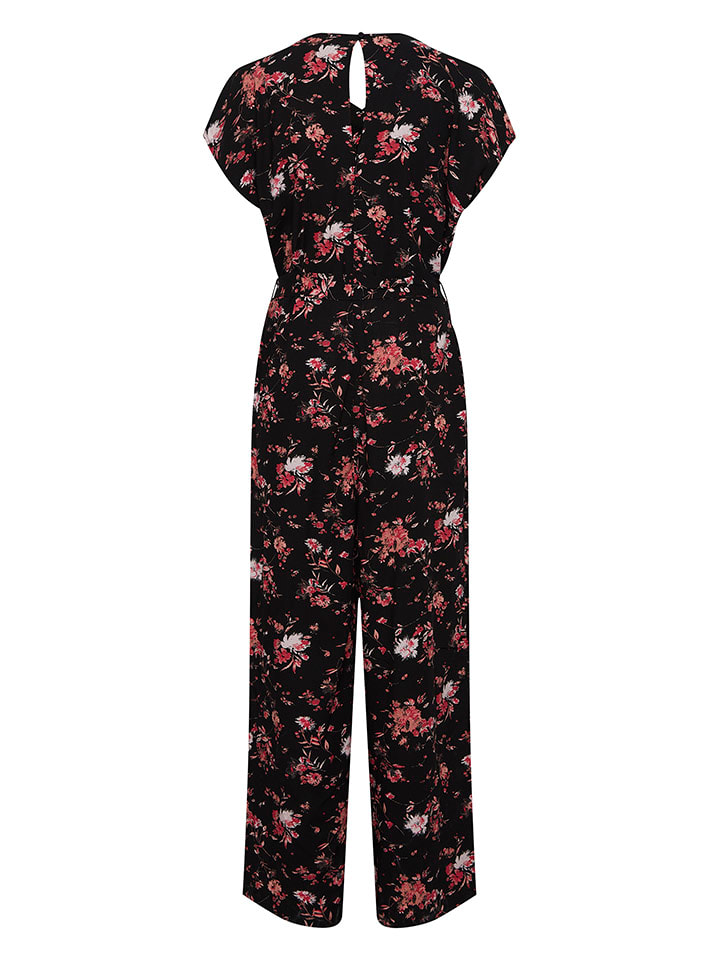 b.young Jumpsuit in Schwarz/ Pink günstig kaufen