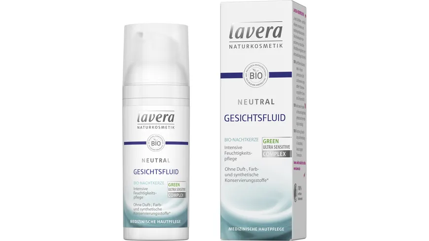 lavera NEUTRAL Gesichtsfluid 50 ml