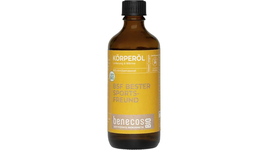 benecos BIO Körperöl Arnikamazerat 100 ml
