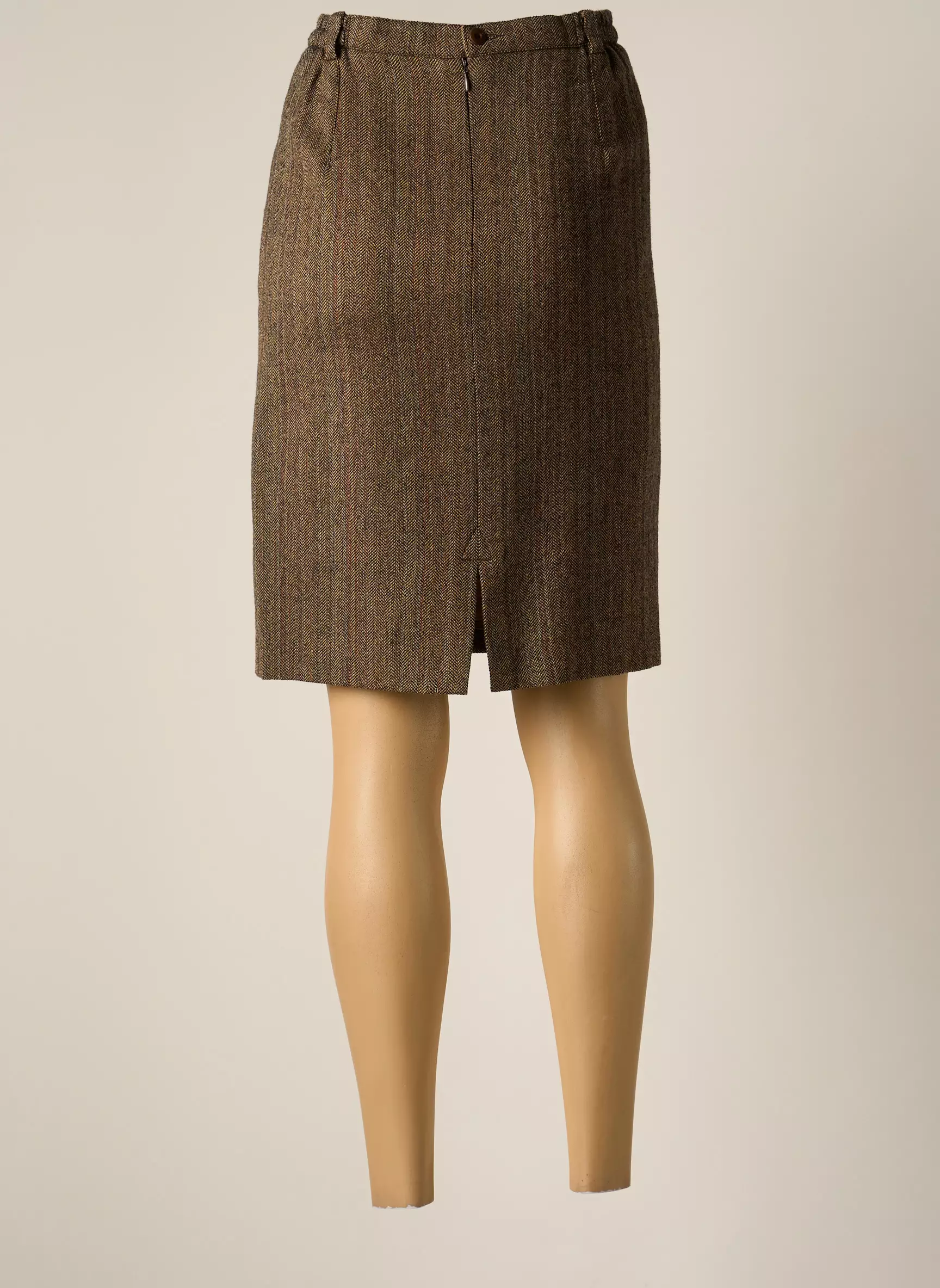 Jumfil Jupes Mi Longues Femme couleur marron
